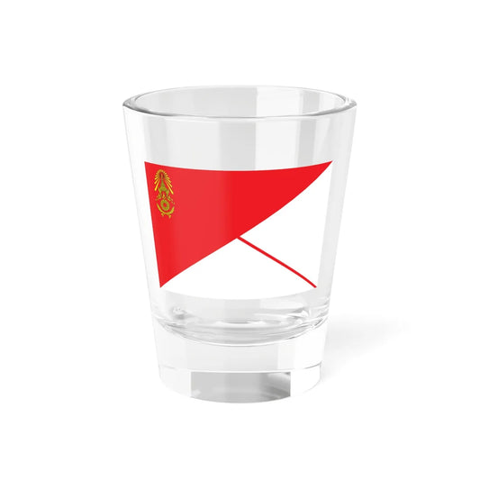 Identification Flag Thai Army Battalion Infantry (Thailand) Shot Glass 1.5oz 1.5oz - Go Mug Yourself