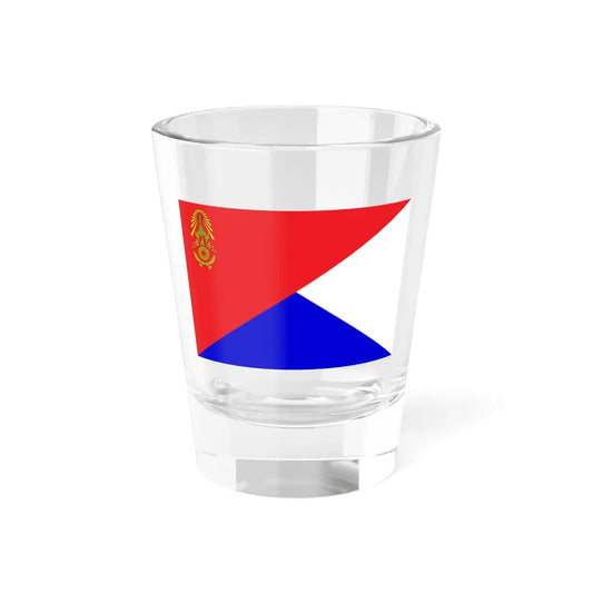 Identification Flag Thai Army Battalion Military Police (Thailand) Shot Glass 1.5oz 1.5oz - Go Mug Yourself