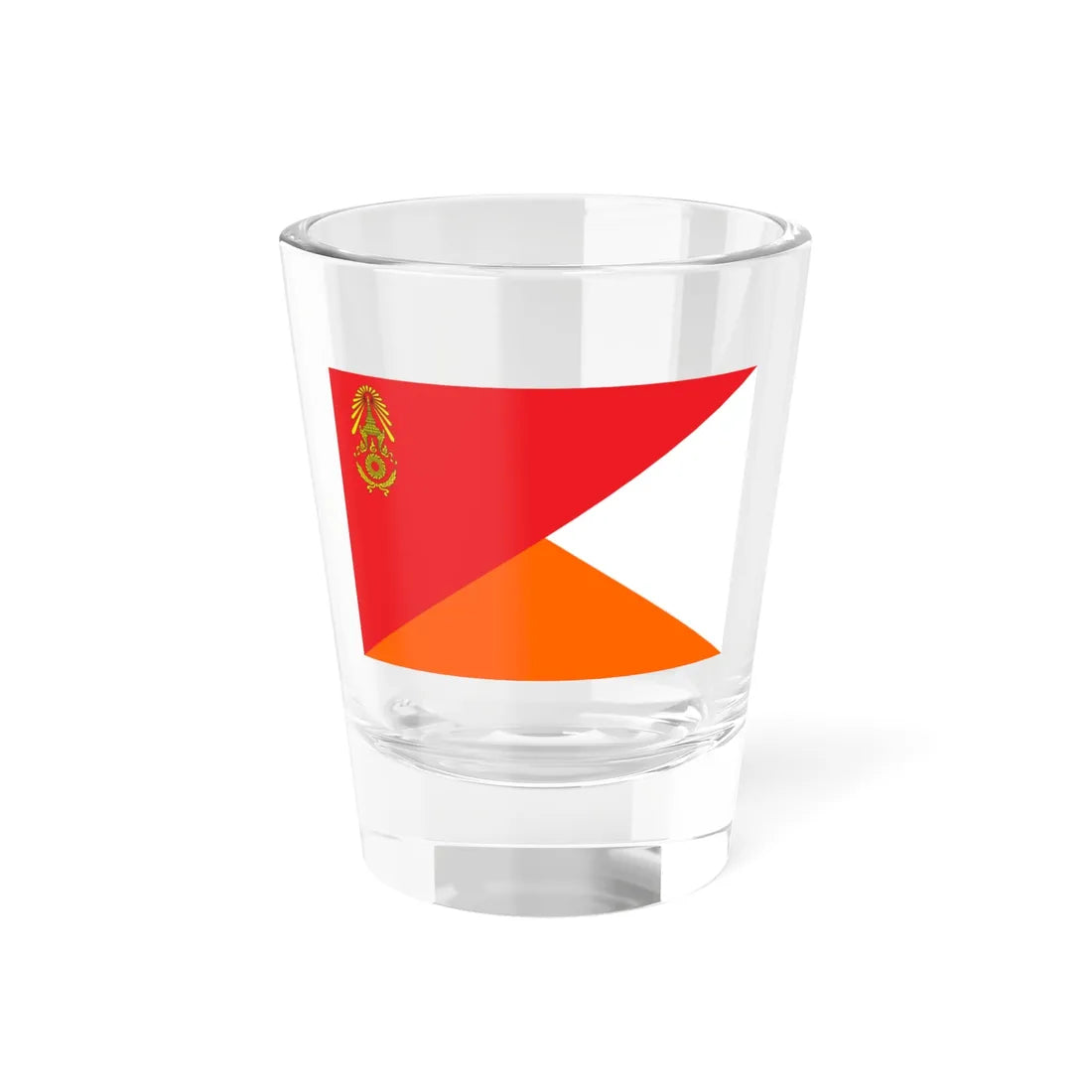 Identification Flag Thai Army Battalion Ordnance (Thailand) Shot Glass 1.5oz 1.5oz - Go Mug Yourself