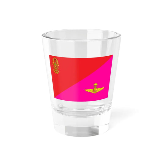 Identification Flag Thai Army Regiment Special Forces (Thailand) Shot Glass 1.5oz 1.5oz - Go Mug Yourself