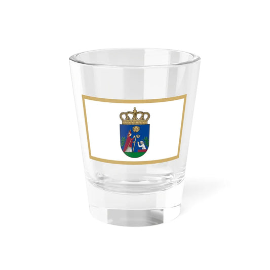 Žiežmarių vėliava (Lithuania) Shot Glass 1.5oz 1.5oz - Go Mug Yourself