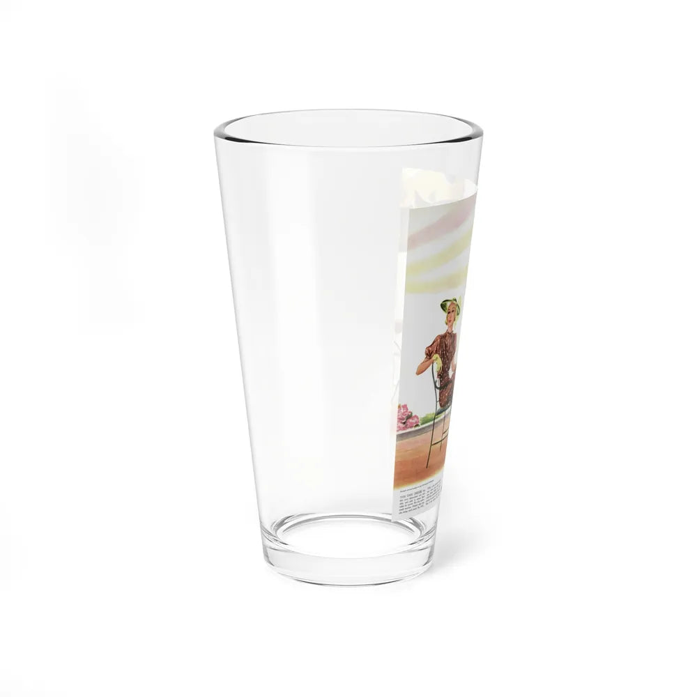 If It's Sheer, It's Chic, McCall's, June 1938 - Pint Glass 16oz-Go Mug Yourself