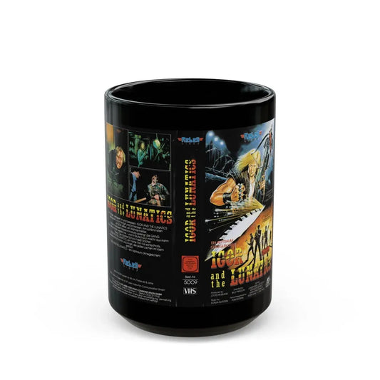 IGOR AND THE LUNATICS (VHS COVER) - Black Coffee Mug 15oz - Go Mug Yourself