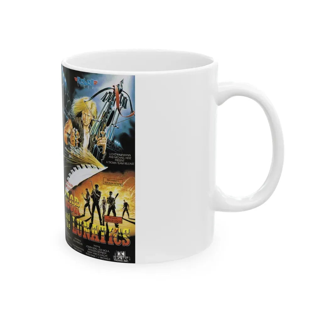 IGOR AND THE LUNATICS (VHS COVER) - White Coffee Mug - Go Mug Yourself