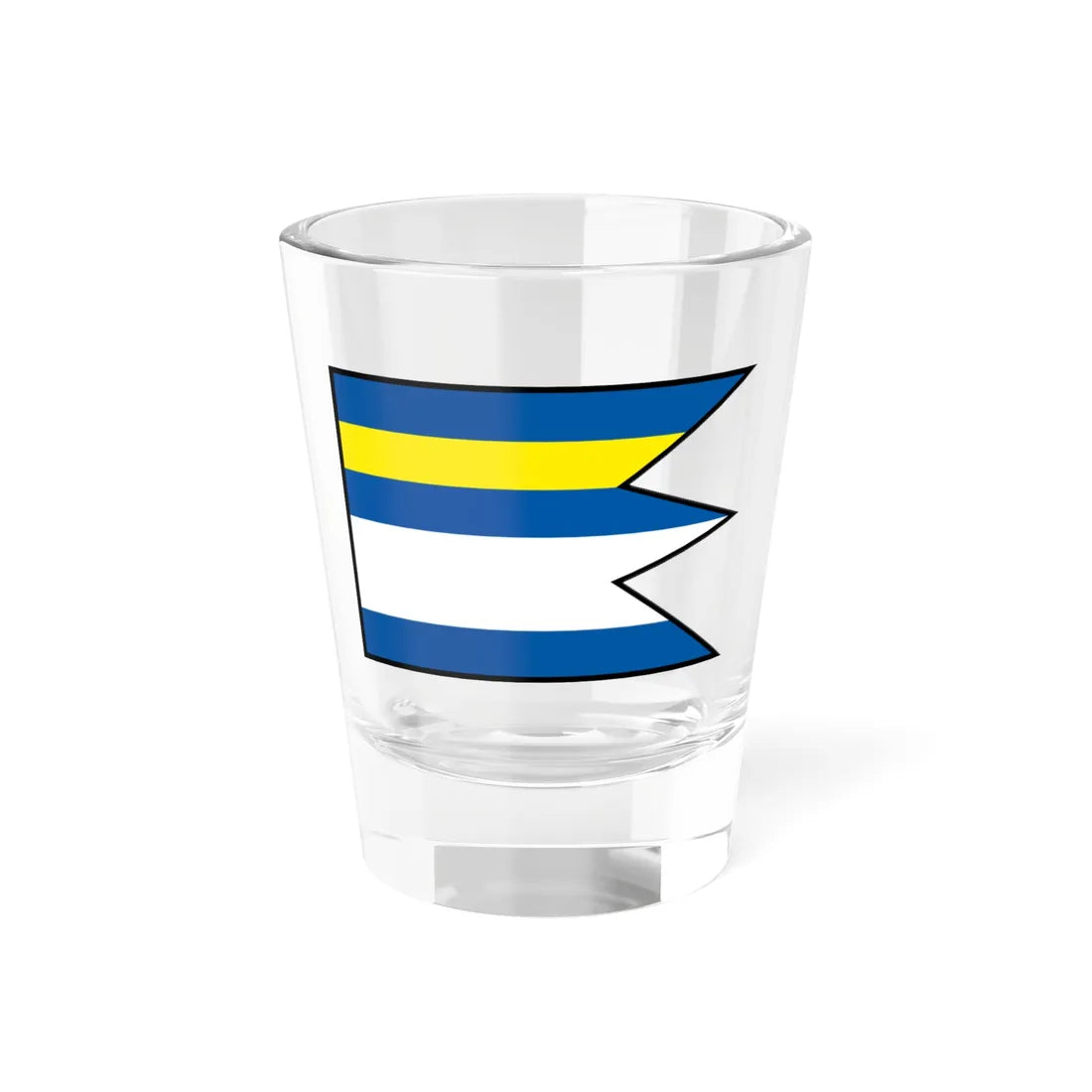 Ihrac Ziar Nad Hronom Flag (Slovakia) Shot Glass 1.5oz 1.5oz - Go Mug Yourself