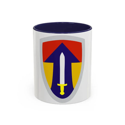 II Field Force Vietnam (U.S. Army) Accent Coffee Mug 11oz Navy - Go Mug Yourself