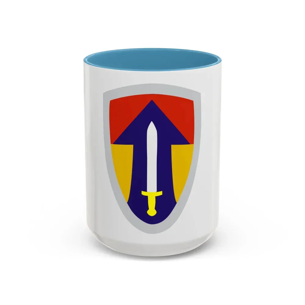 II Field Force Vietnam (U.S. Army) Accent Coffee Mug 15oz Light Blue - Go Mug Yourself