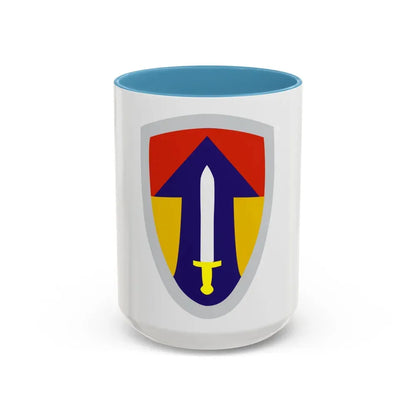 II Field Force Vietnam (U.S. Army) Accent Coffee Mug 15oz Light Blue - Go Mug Yourself
