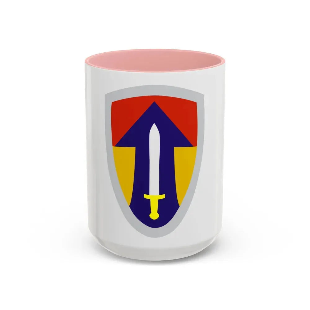 II Field Force Vietnam (U.S. Army) Accent Coffee Mug 15oz Pink - Go Mug Yourself
