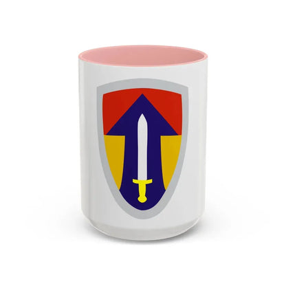 II Field Force Vietnam (U.S. Army) Accent Coffee Mug 15oz Pink - Go Mug Yourself
