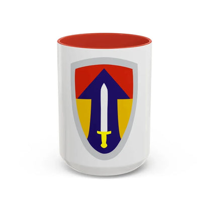 II Field Force Vietnam (U.S. Army) Accent Coffee Mug 15oz Red - Go Mug Yourself