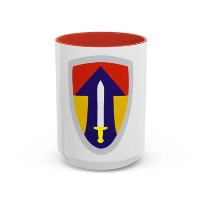 II Field Force Vietnam (U.S. Army) Accent Coffee Mug 15oz Red - Go Mug Yourself