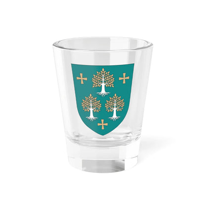 II. kerület címere (Hungary) (Coat of Arms) Shot Glass 1.5oz 1.5oz - Go Mug Yourself