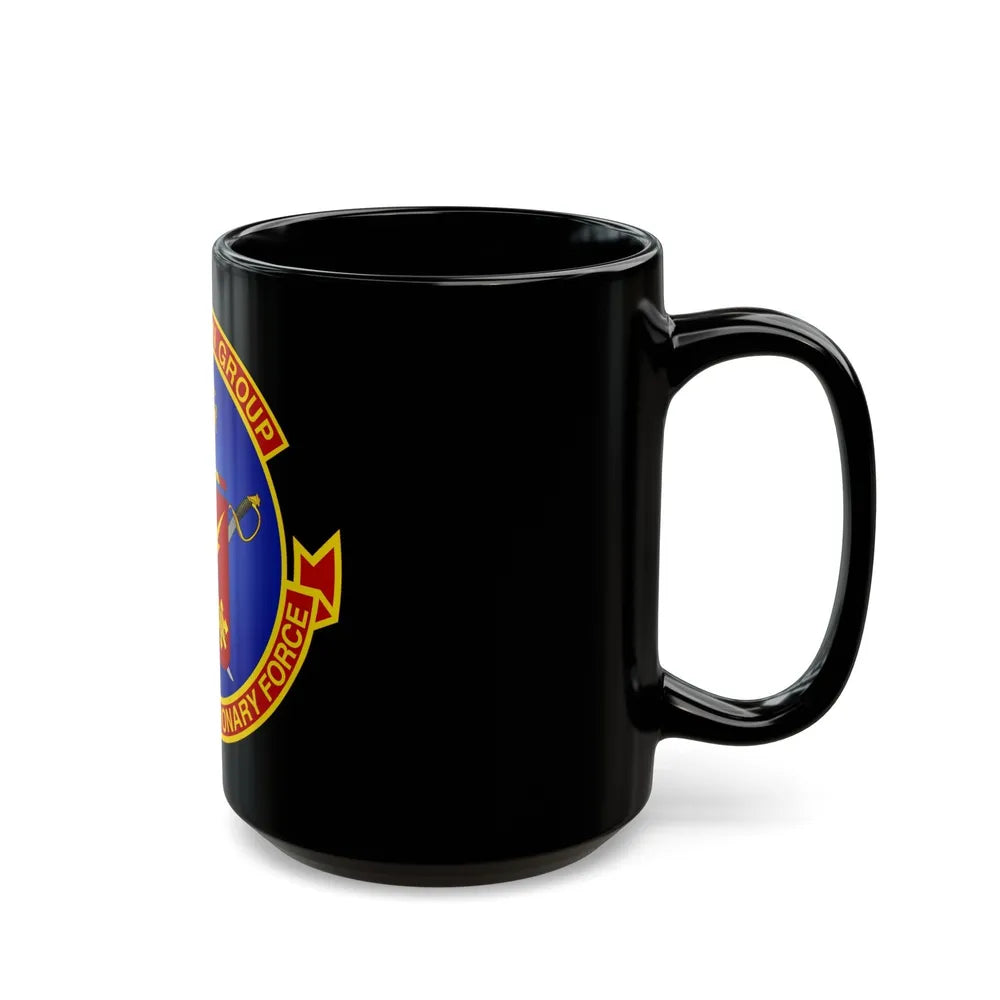 II Marine Expeditionary Force MEF Information Group (USMC) Black Coffee Mug-Go Mug Yourself