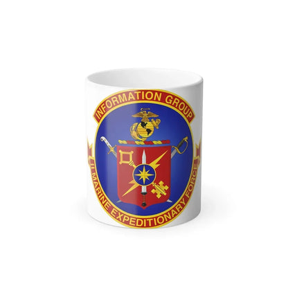II Marine Expeditionary Force MEF Information Group (USMC) Color Changing Coffee Mug 11oz - Go Mug Yourself