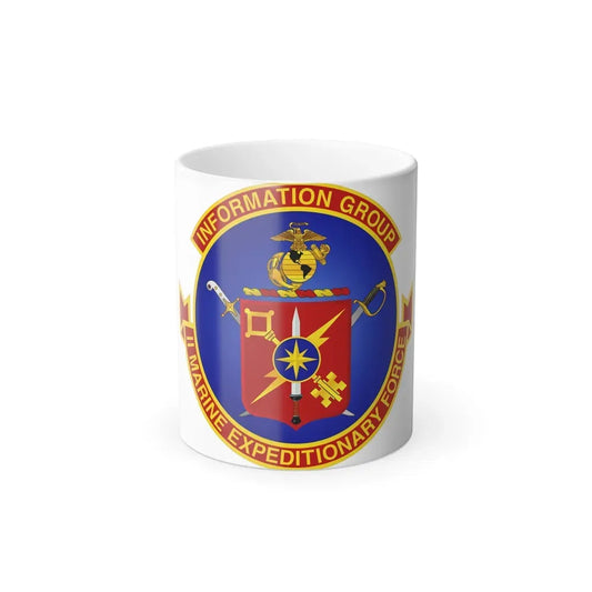 II Marine Expeditionary Force MEF Information Group (USMC) Color Changing Coffee Mug 11oz - Go Mug Yourself