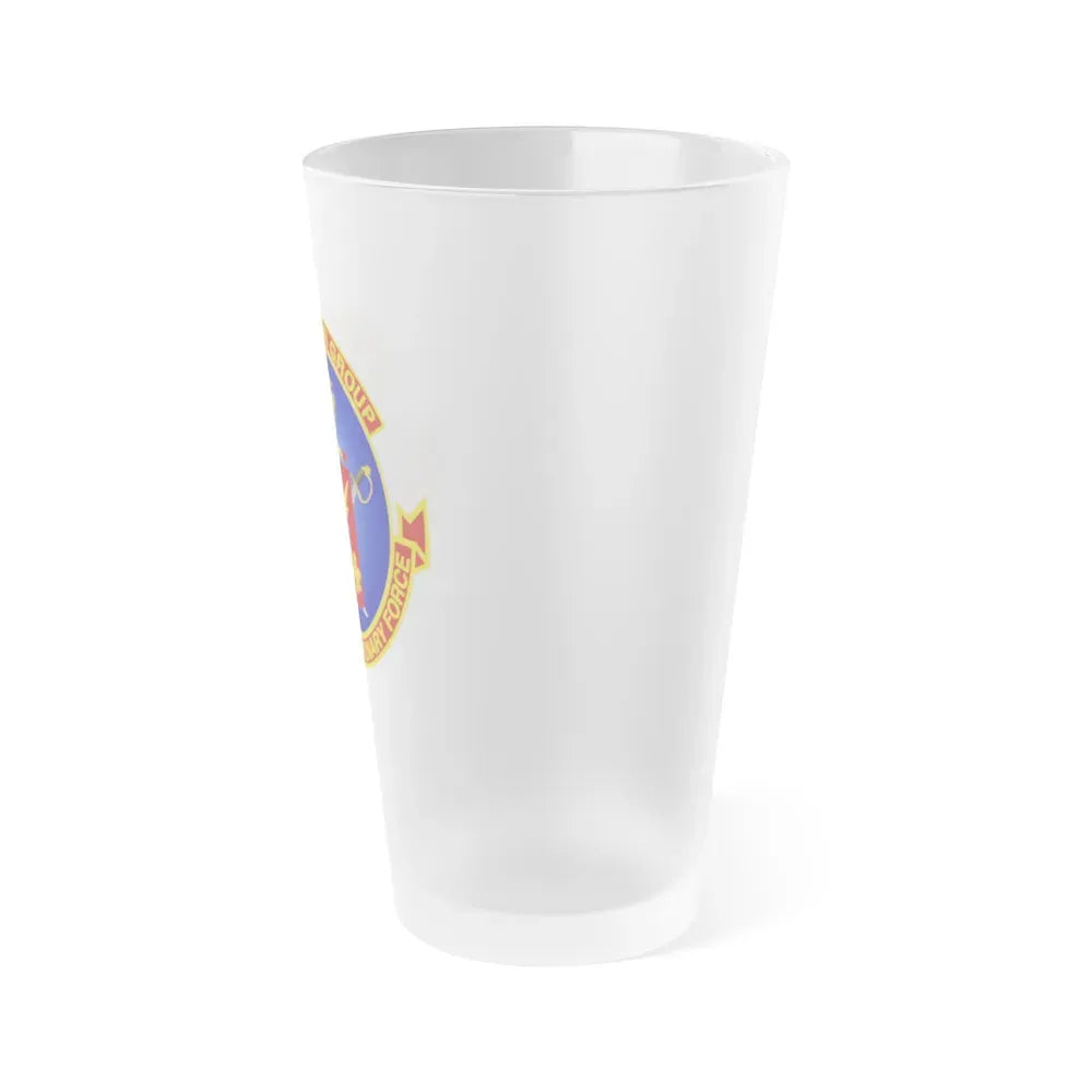 II Marine Expeditionary Force MEF Information Group (USMC) Frosted Pint Glass 16oz - Go Mug Yourself
