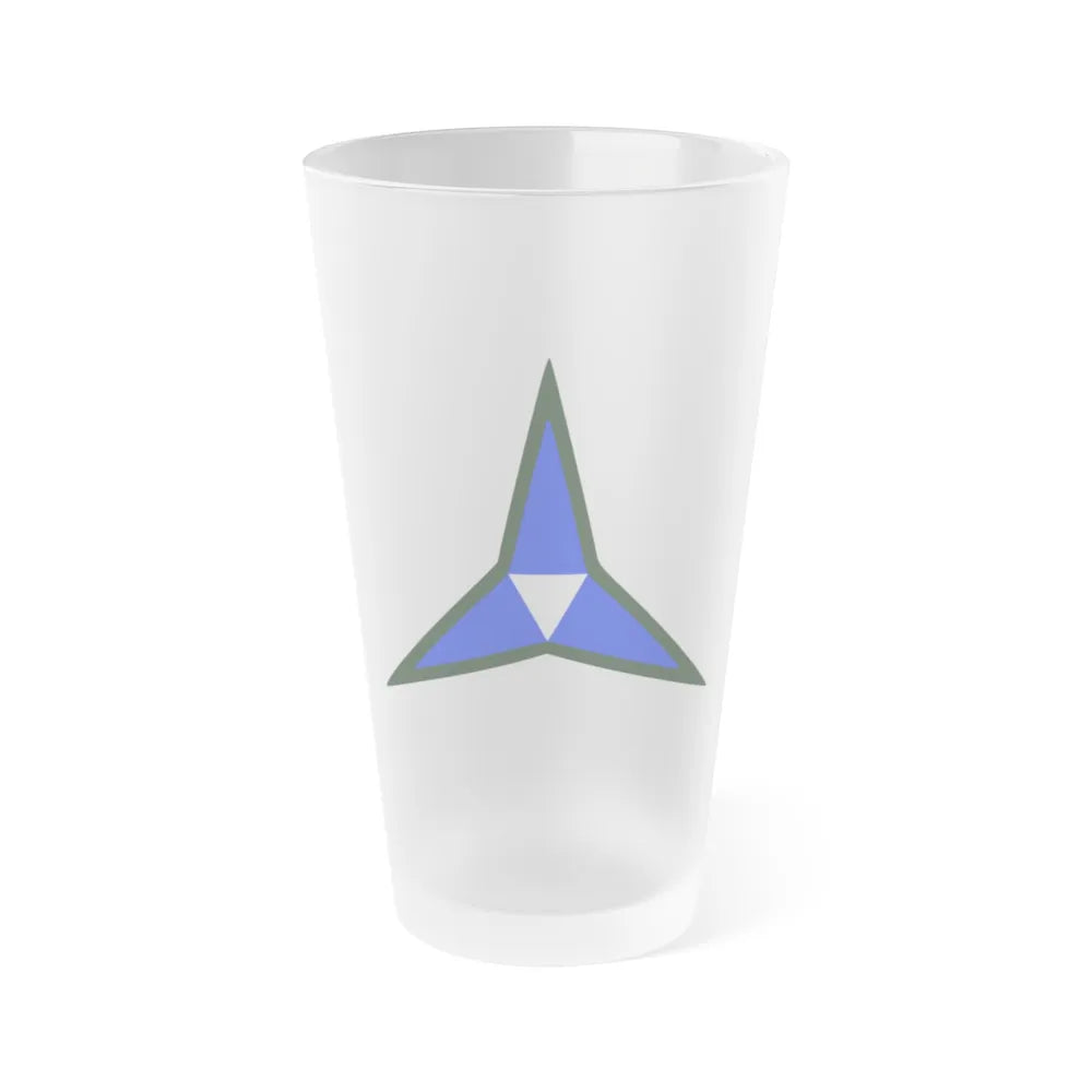 III Corps United States (U.S. Army) Frosted Pint Glass 16oz-Go Mug Yourself