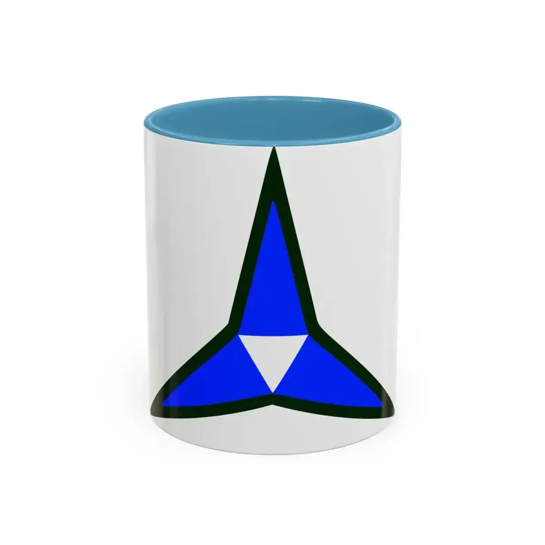 III Corps United States (U.S. Army) Accent Coffee Mug 11oz Light Blue - Go Mug Yourself