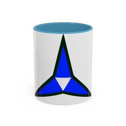 III Corps United States (U.S. Army) Accent Coffee Mug 11oz Light Blue - Go Mug Yourself