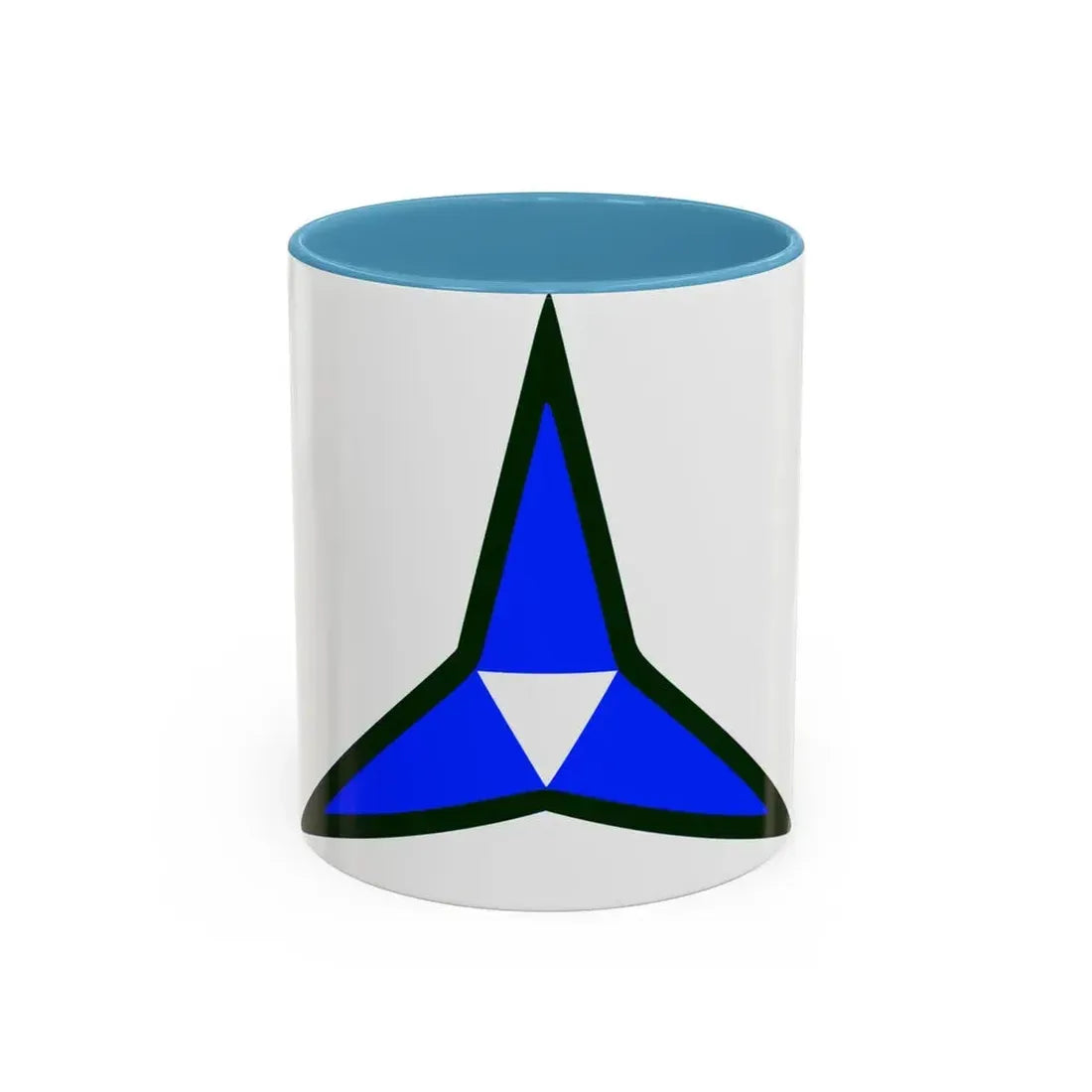 III Corps United States (U.S. Army) Accent Coffee Mug 11oz Light Blue - Go Mug Yourself