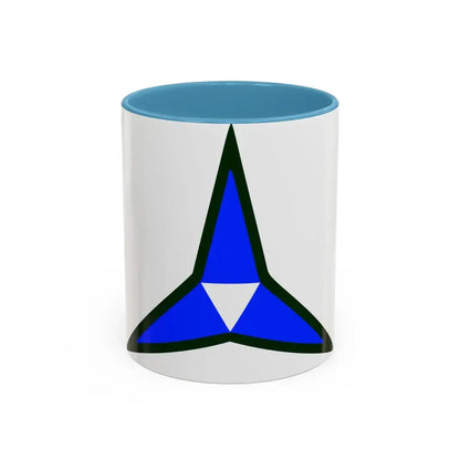 III Corps United States (U.S. Army) Accent Coffee Mug 11oz Light Blue - Go Mug Yourself