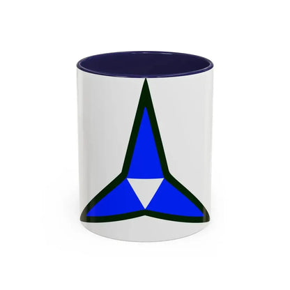 III Corps United States (U.S. Army) Accent Coffee Mug 11oz Navy - Go Mug Yourself
