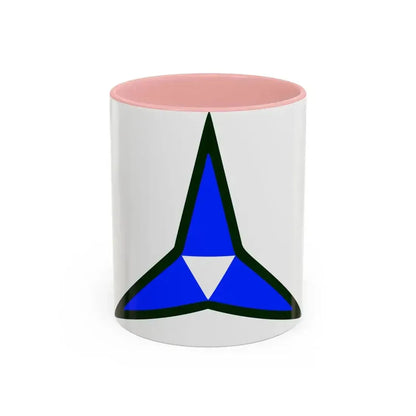 III Corps United States (U.S. Army) Accent Coffee Mug 11oz Pink - Go Mug Yourself