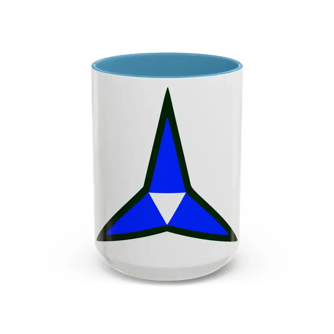 III Corps United States (U.S. Army) Accent Coffee Mug 15oz Light Blue - Go Mug Yourself