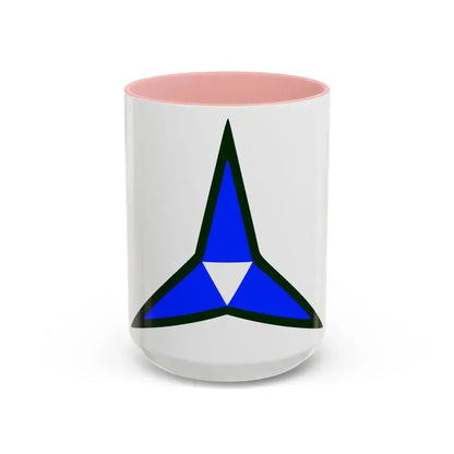 III Corps United States (U.S. Army) Accent Coffee Mug 15oz Pink - Go Mug Yourself
