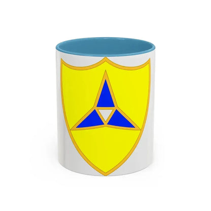 III Corps United States2 (U.S. Army) Accent Coffee Mug 11oz Light Blue - Go Mug Yourself