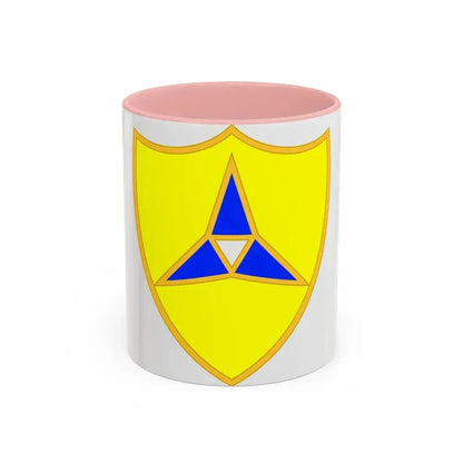 III Corps United States2 (U.S. Army) Accent Coffee Mug 11oz Pink - Go Mug Yourself