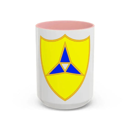 III Corps United States2 (U.S. Army) Accent Coffee Mug 15oz Pink - Go Mug Yourself