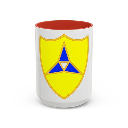 III Corps United States2 (U.S. Army) Accent Coffee Mug 15oz Red - Go Mug Yourself