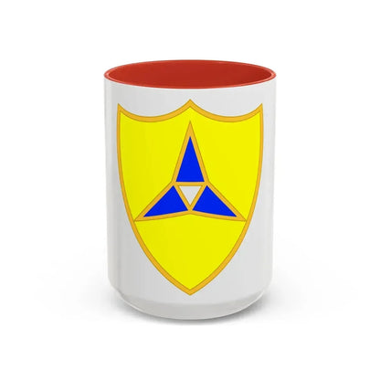III Corps United States2 (U.S. Army) Accent Coffee Mug 15oz Red - Go Mug Yourself