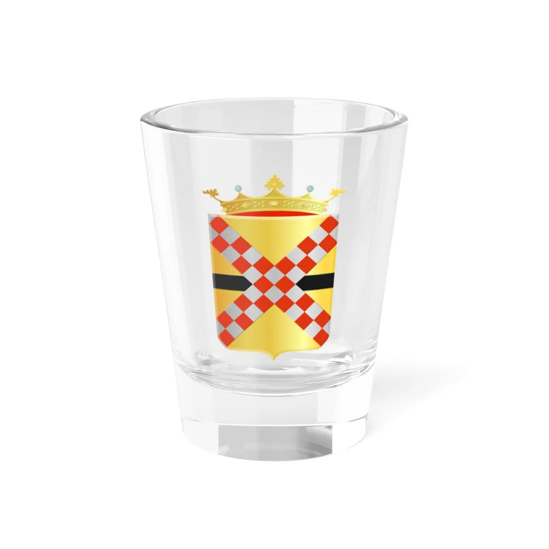 IJsselstein wapen (Netherlands) (Coat of Arms) Shot Glass 1.5oz 1.5oz - Go Mug Yourself