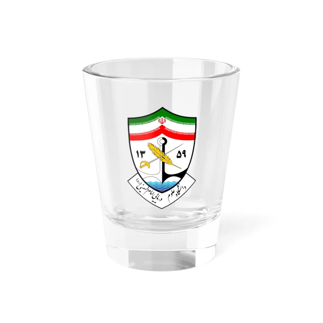 IKUMS (Iran) (Coat of Arms) Shot Glass 1.5oz 1.5oz - Go Mug Yourself