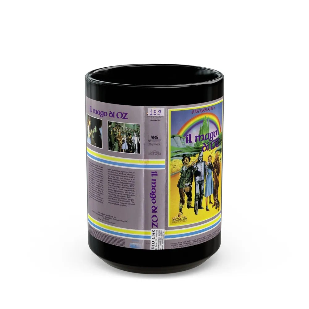 IL MAGO DI OZ (VHS COVER) - Black Coffee Mug-15oz-Go Mug Yourself