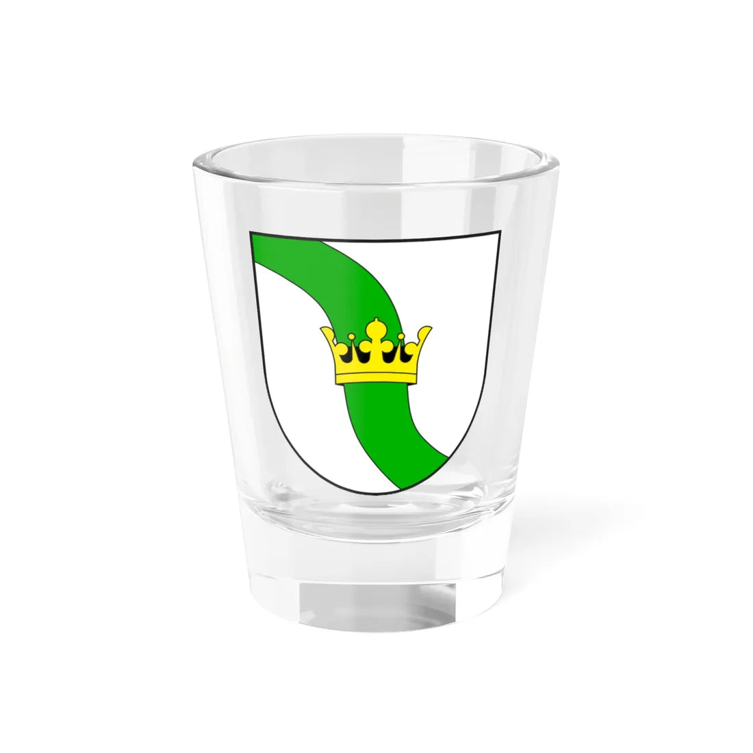 Ilanz Kreis wappen (Switzerland) (Coat of Arms) Shot Glass 1.5oz 1.5oz - Go Mug Yourself