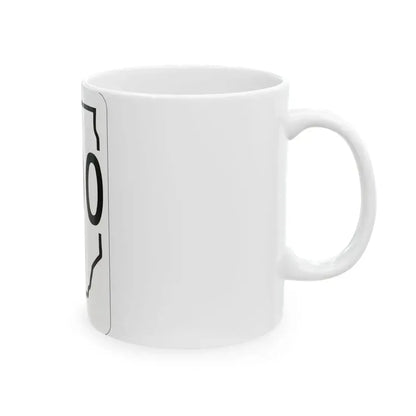 Illinois 000 1950 (Illinois) (Road Sign) White Coffee Mug - Go Mug Yourself