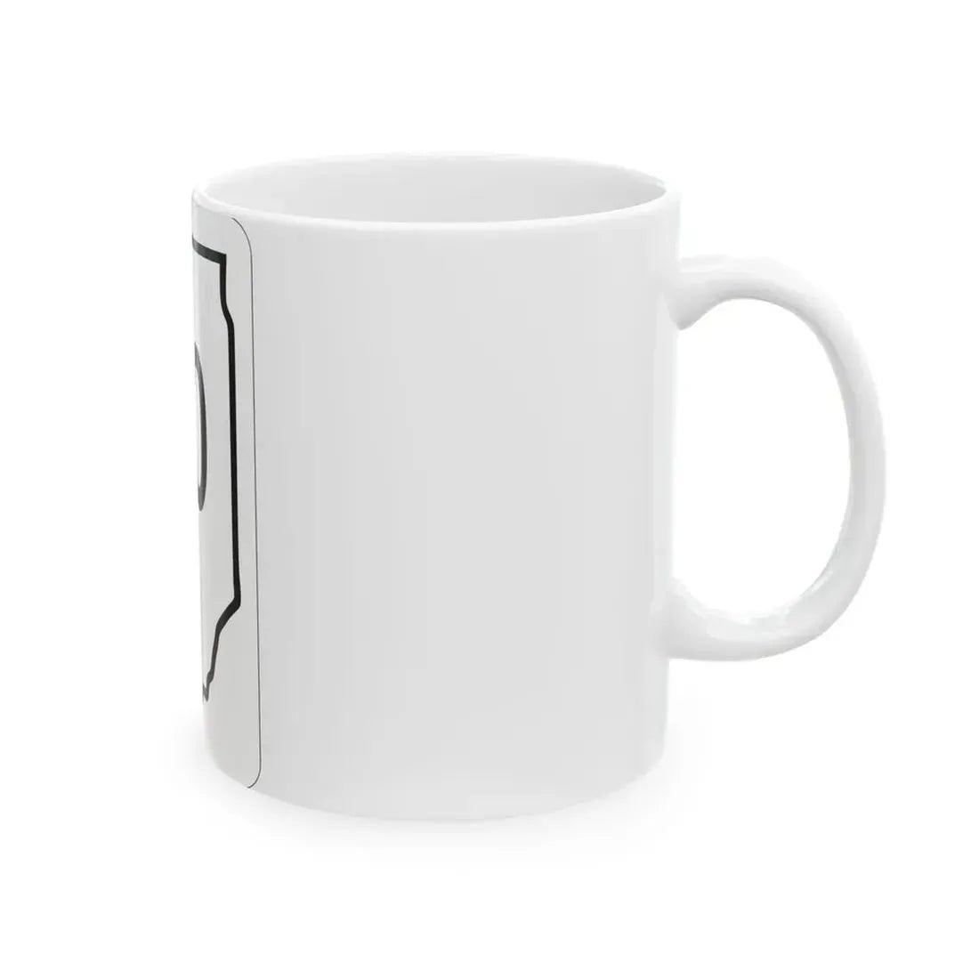 Illinois 10 1950 (Illinois) (Road Sign) White Coffee Mug - Go Mug Yourself