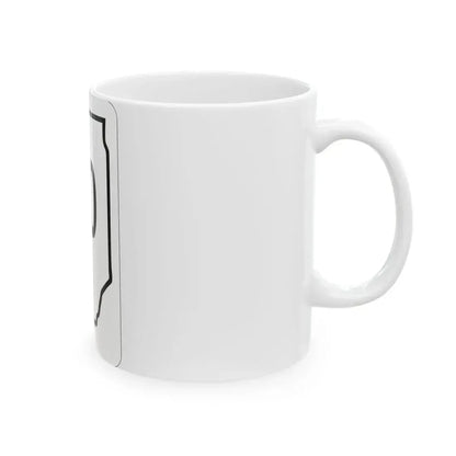 Illinois 10 1950 (Illinois) (Road Sign) White Coffee Mug - Go Mug Yourself