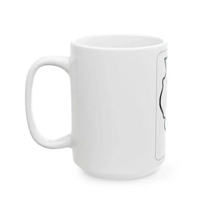 Illinois 10 1950 (Illinois) (Road Sign) White Coffee Mug - Go Mug Yourself