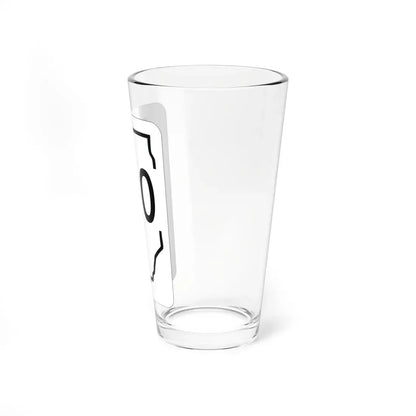 Illinois 100 1950 (Illinois) (Road Sign) Pint Glass 16oz - Go Mug Yourself