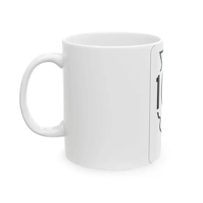 Illinois 100 1950 (Illinois) (Road Sign) White Coffee Mug - Go Mug Yourself