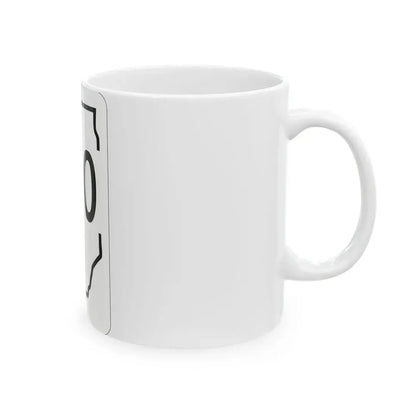 Illinois 100 1950 (Illinois) (Road Sign) White Coffee Mug - Go Mug Yourself