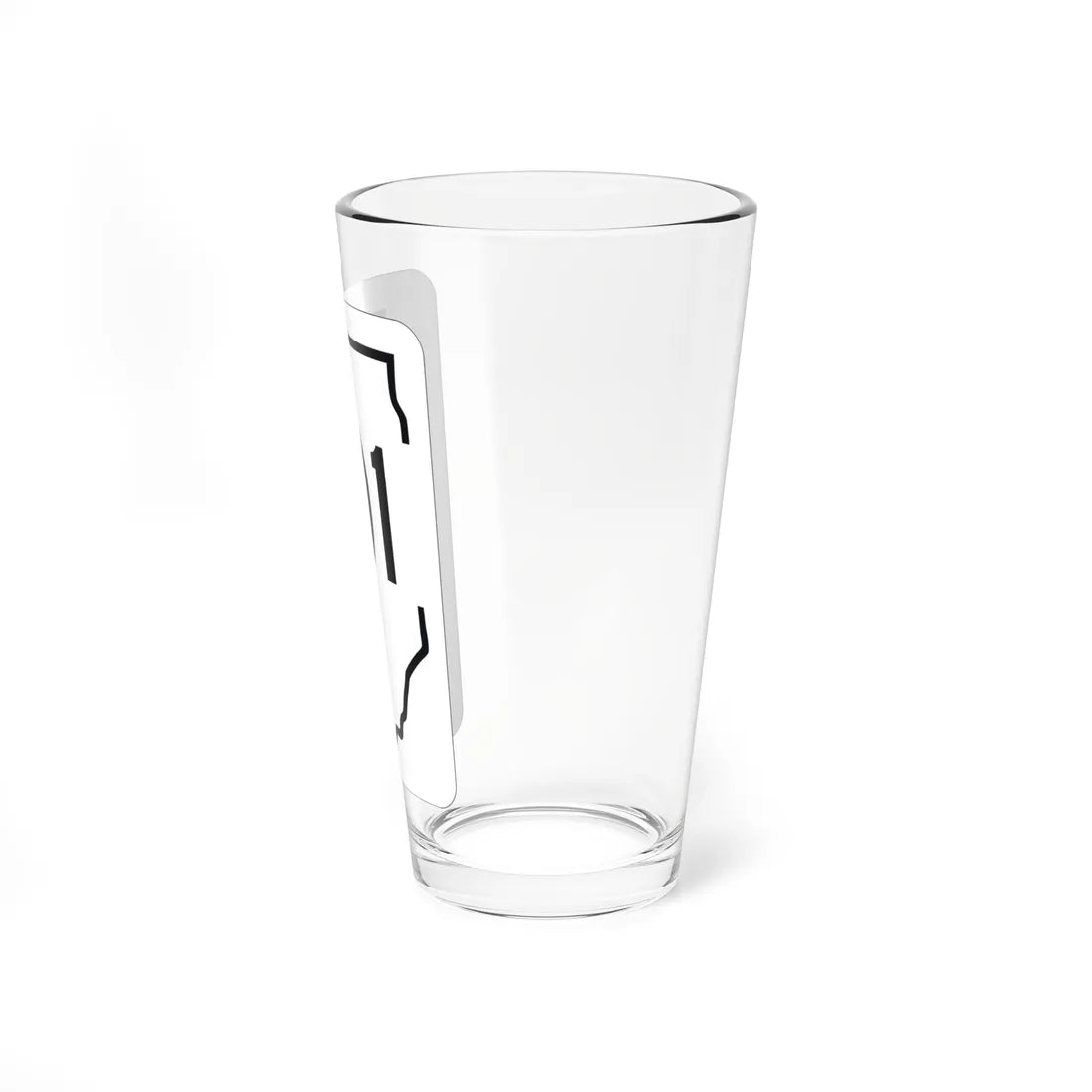Illinois 101 1950 (Illinois) (Road Sign) Pint Glass 16oz - Go Mug Yourself