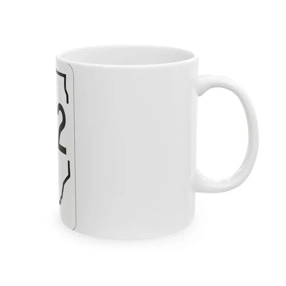Illinois 102 1950 (Illinois) (Road Sign) White Coffee Mug - Go Mug Yourself