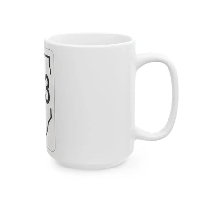 Illinois 103 1950 (Illinois) (Road Sign) White Coffee Mug - Go Mug Yourself