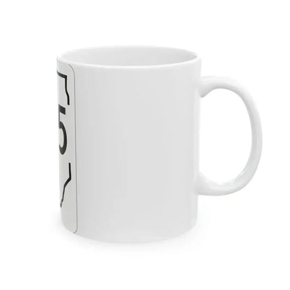 Illinois 105 1950 (Illinois) (Road Sign) White Coffee Mug - Go Mug Yourself